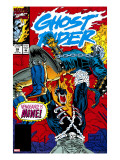 Ghost Rider 39 Cover: Ghost Rider and Vengeance Fighting