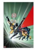 Astonishing X-Men 1 Cover: Cyclops  Shadowcat  Beast  Wolverine  Emma Frost and X-Men