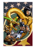 Agents of Atlas 4 Cover: Captain America