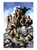 Young X-Men 10 Cover: Anole  Rockslide  Greymalkin  Dust  Mirage  Sunspot and Ink
