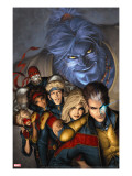 Genext: United 1 Cover: Beast  No-Name  Rico  Raven  Olivier  Rasputin  Pavel  Munroe and Becka