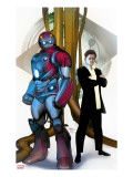 Ultimate Iron Man II 4 Cover: Iron Man  Stark and Tony