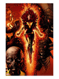 X-Men: Legacy 211 Cover: Dark Phoenix  Brood  Nova and Cassandra
