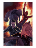 Ultimate Fantastic Four 50 Cover: Invisible Woman  Mr Fantastic  Thing and Human Torch