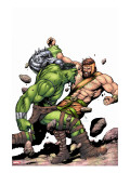 Incredible Hulk 107 Cover: Hulk and Hercules