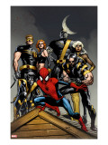 Ultimate Spider-Man 120 Cover: Spider-Man  Wolverine  Nightcrawler  Cyclops  Phoenix and Colossus