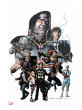 X-Factor 23 Cover: Madrox  Wolfsbane  Miller  Layla  Siryn and Quicksilver