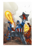 The New Invaders 2 Cover: Captain America