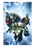 Nova 33 Cover: Nova  Black Bolt and Darkhawk