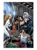 Heroes For Hire 7 Group: Black Cat  Knight  Misty  Tarantula  Shang-Chi  Wing and Colleen Fighting