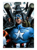 Ultimate Nightmare N2 Cover: Captain America  Black Widow and Nick Fury Swinging