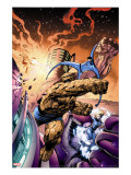 Fantastic Four 572 Cover: Thing  Invisible Woman  Mr Fantastic and Human Torch