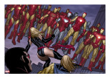 The Mighty Avengers 4 Group: Ms Marvel and Iron Man