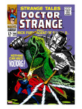 Strange Tales 166 Cover: Dr Strange and Voltorg