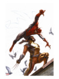 Secret Invasion 7 Cover: Spider-Man and Wolverine