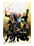 New Avengers Annual 2 Cover: Spider-Man  Wolverine  Ronin and Dr Strange