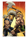 Incredible Hercules 113 Cover: Hercules and Ares