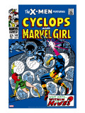 X-Men 48 Cover: Cyclops  Grey  Jean and Marvel Girl