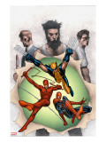 Powerless 6 Cover: Wolverine  Daredevil  Matt Murdock  Spider-Man  Peter Parker  Logan