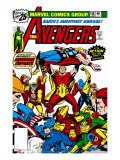 Avengers 148 Cover: Iron Man  Captain America  Hyperion  Thor  Avengers and Squadron Supreme