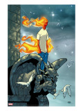 Human Torch 9 Cover: Human Torch Fighting