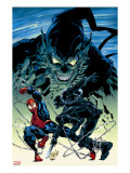 Amazing Spider-Man 513 Cover: Spider-Man  Green Goblin and Stacy Twins