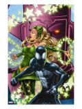 Spider-Man & The Secret Wars 3 Cover: Spider-Man  Enchantress and Galactus