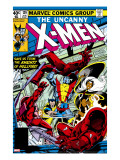 Uncanny X-Men 129 Cover: Wolverine  Colossus  Storm and X-Men