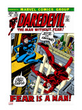 Daredevil 100 Cover: Daredevil and Black Widow