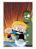 Franklin Richards: World Be Warned 1 Cover: Richards  Franklin  Hulk and HERBIE
