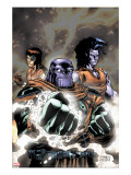 Thanos 12 Cover: Thanos and Gladiator Swimming