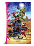 Exiles 3 Group: Polaris  Blink  Beast  Scarlet Witch  Forge and Black Panther