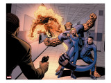Dark Reign: Fantastic Four 4 Group: Invisible Woman  Thing  Mr Fantastic and Human Torch