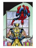Marvel Holiday Special 2007 1 Cover: Spider-Man and Wolverine