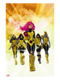 X-Men: Pixie Strikes Back 1 Cover: Pixie  X-23  Blindfold  Armor and Mercury