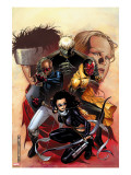 Young Avengers 9 Cover: Bishop  Kate  Hulkling  Vision and Patriot