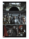 Dark Reign: The Cabal 1 Group: Osborn  Norman  Hawkeye  Wolverine  Sentry and Ms Marvel