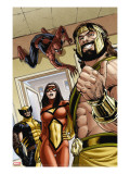 Assault on New Olympus Prologue 1 Group: Hercules  Spider Woman  Spider-Man and Wolverine