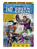 Dark Reign: The Goblin Legacy One-Shot Cover: Osborn  Norman  Parker and Peter Fighting
