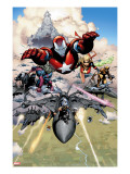 Siege 1 Group: Iron Patriot  Hawkeye  Ms Marvel  Wolverine  Spider-Man and Ares