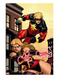 Captain Marvel 2 Cover: Captain Marvel and Ms Marvel