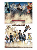New X-Men 19 Group: Prodigy  Hellion  Mercury  Wind Dancer  Dust  New Mutants and Hellions
