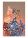 The New Invaders 1 Cover: Captain America  Union Jack  Blazing Skull and Invaders