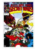Secret Wars 9 Cover: Captain America  Iron Man  Thor  Hulk and Galactus