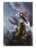 New Avengers 45 Cover: Wolverine and Iron Man