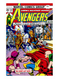 Avengers 142 Cover: Thor  Hawkeye  Iron Man  Rawhide Kid  Kid Colt and Avengers