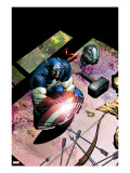Avengers 503 Cover: Captain America and Mjolnir