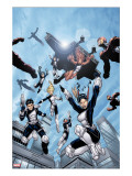 New X-Men 16 Group: Hellion  Moonstar  Quill  Surge  Synch and Wind Dancer
