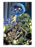 Fantastic Force 3 Cover: Ego  Hulk and Wolverine