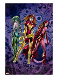 Fantastic Force 2 Cover: Phoenix  Scarlet Witch and Polaris